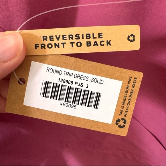 NWT Title Nine Round Trip Dress in Pink Size Large - Picture 6 of 7